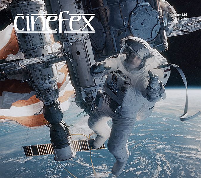 CINEFEX magazine side cover Issue 136 January/February/March 2014