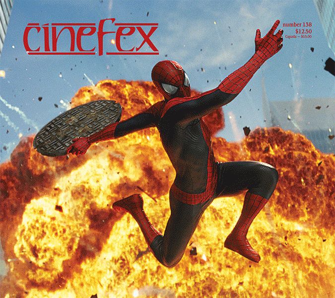 CINEFEX magazine side cover Issue 138 July/August/September 2014