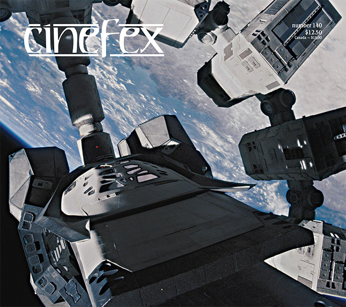 CINEFEX magazine side cover Issue 140 January/February/March 2015
