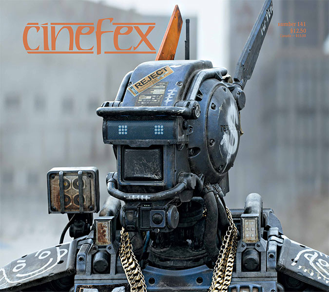 CINEFEX magazine side cover Issue 141 April/May/June 2015