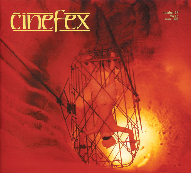 CINEFEX magazine side cover Issue 18  1984