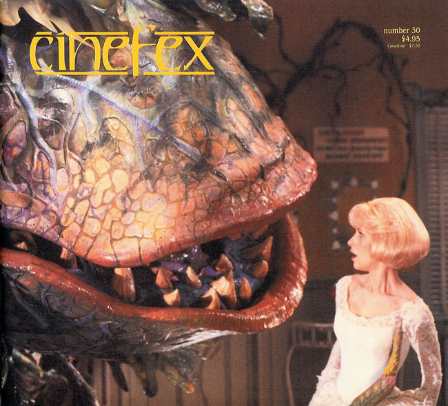 CINEFEX magazine side cover Issue 30  1987