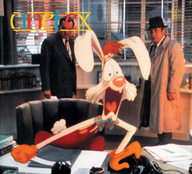 CINEFEX magazine side cover Issue 35  1988