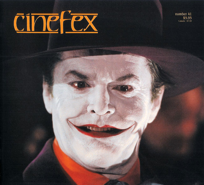 CINEFEX magazine side cover Issue 41  1990