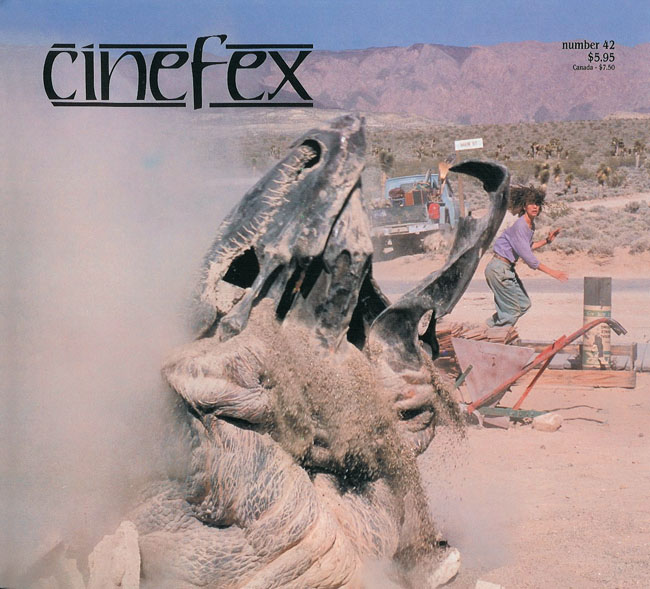 CINEFEX magazine side cover Issue 42  1990