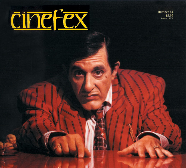 CINEFEX magazine side cover Issue 44  1990
