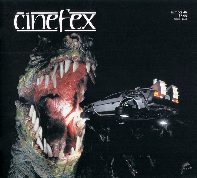 CINEFEX magazine side cover Issue 46  1991