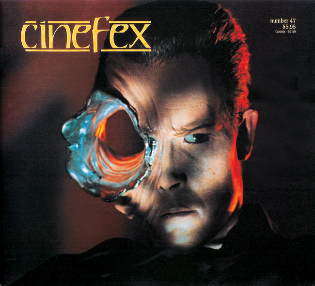 CINEFEX magazine side cover Issue 47  1991
