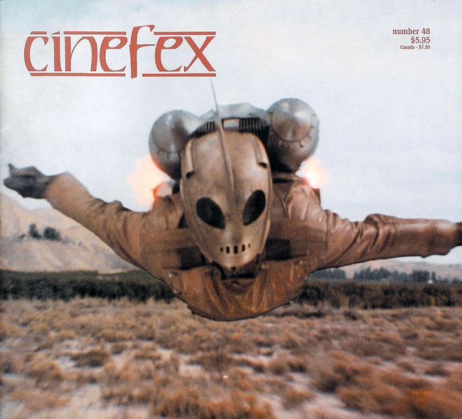 CINEFEX magazine side cover Issue 48  1991