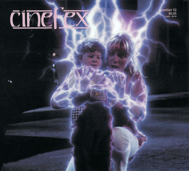 CINEFEX magazine side cover Issue 52  1992