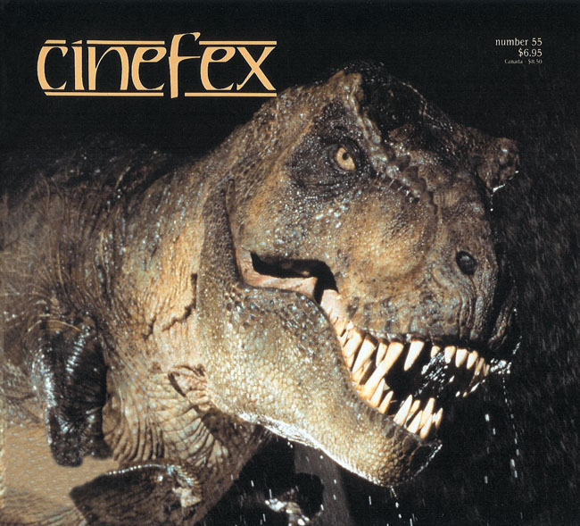CINEFEX magazine side cover Issue 55  1993