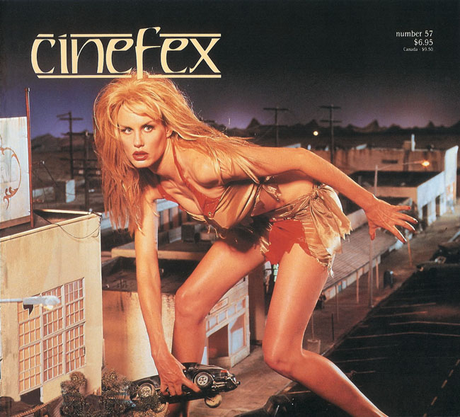 CINEFEX magazine side cover Issue 57  1994