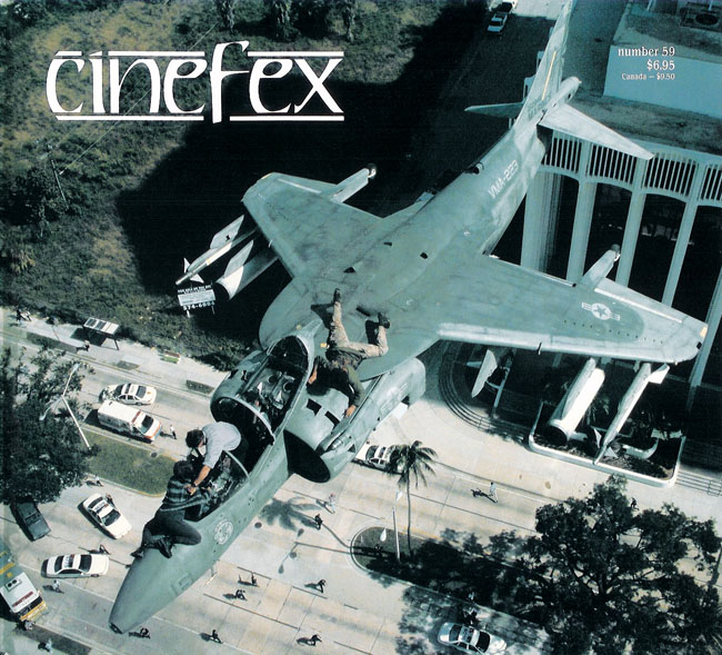 CINEFEX magazine side cover Issue 59  1994