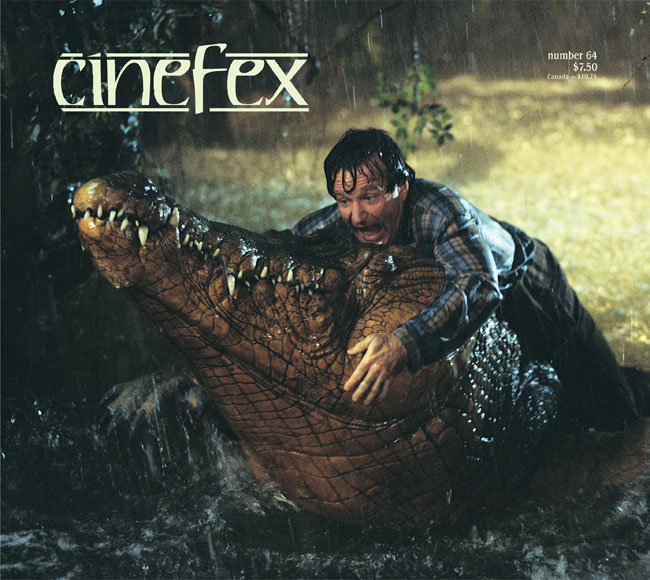 CINEFEX magazine side cover Issue 64  1995