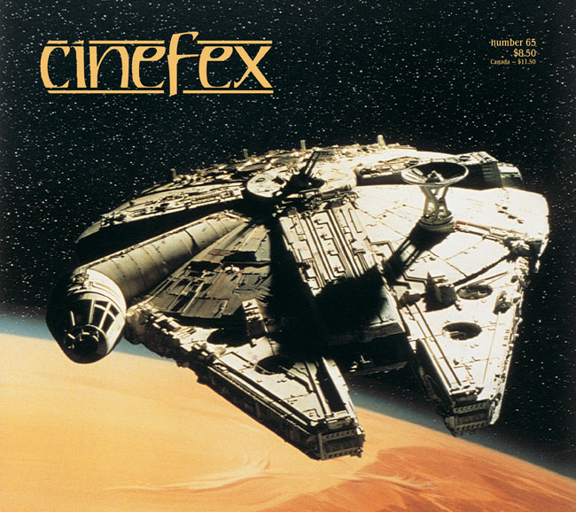 CINEFEX magazine side cover Issue 65  1996