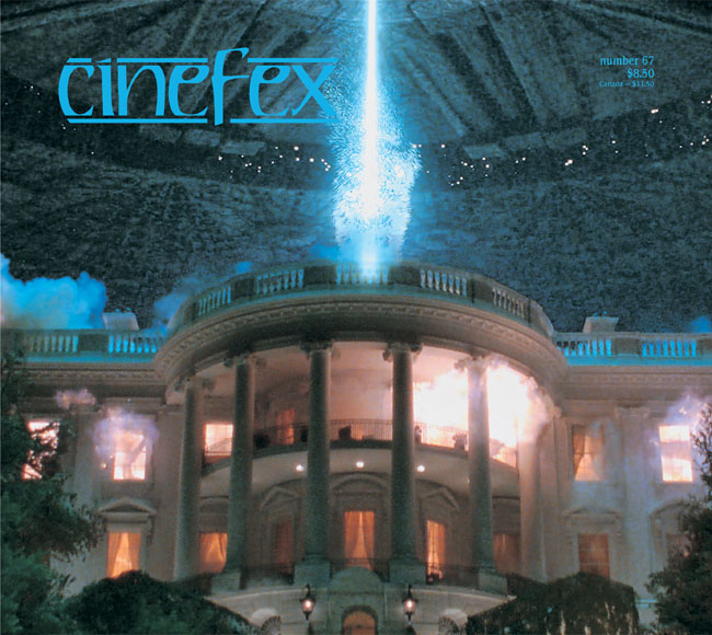 CINEFEX magazine side cover Issue 67  1996