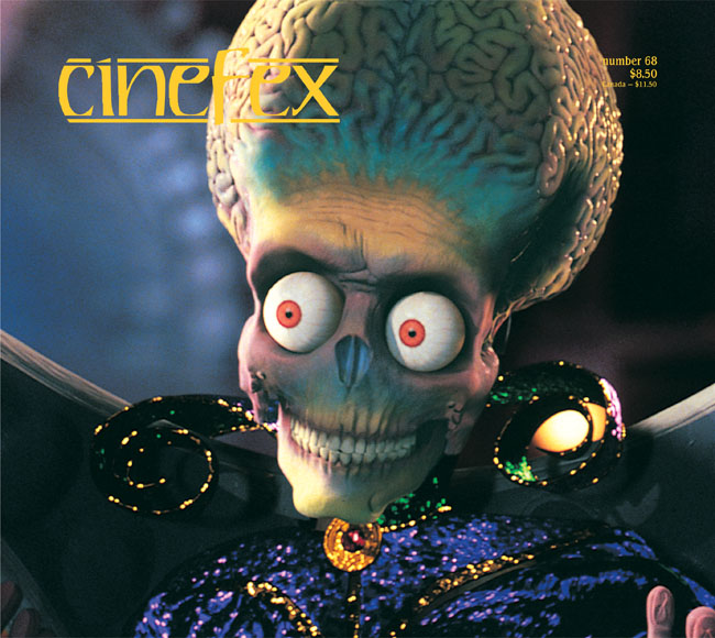CINEFEX magazine side cover Issue 68  1996