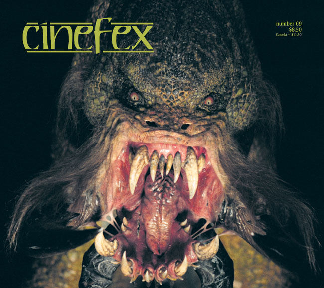 CINEFEX magazine side cover Issue 69  1997