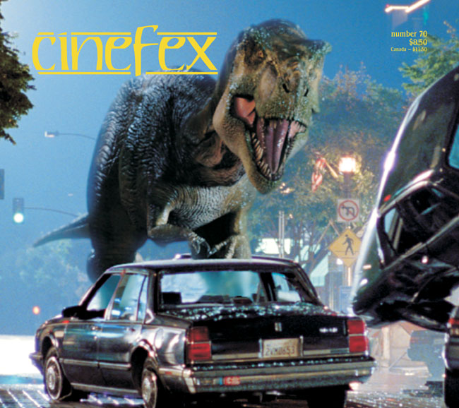 CINEFEX magazine side cover Issue 70  1997