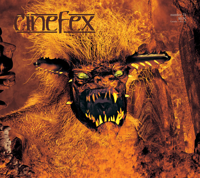 CINEFEX magazine side cover Issue 71  1997