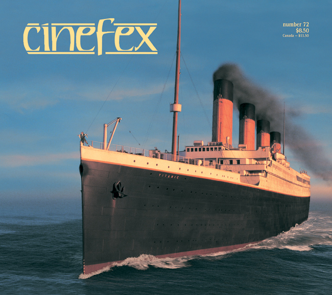 CINEFEX magazine side cover Issue 72  1997