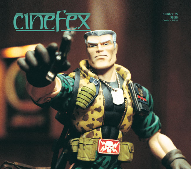 CINEFEX magazine side cover Issue 75  1998