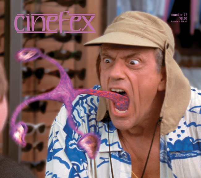 CINEFEX magazine side cover Issue 77 April/May/June 1999