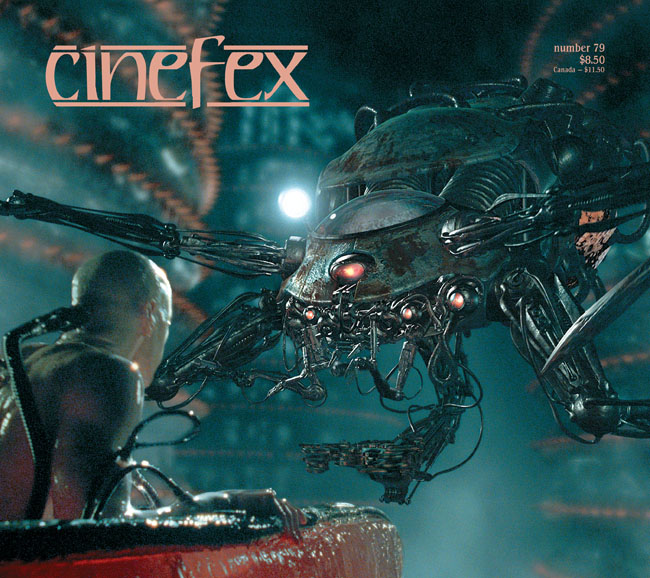 CINEFEX magazine side cover Issue 79 October/November/December 1999