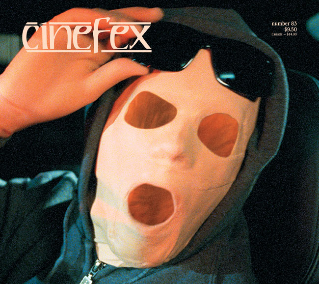 CINEFEX magazine side cover Issue 83 October/November/December 2000
