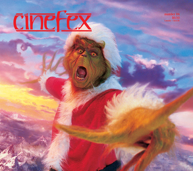 CINEFEX magazine side cover Issue 84 January/February/March 2001