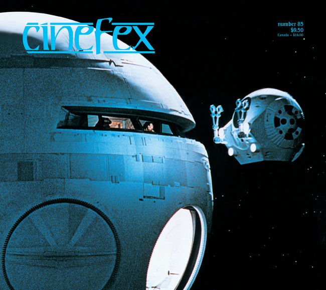 CINEFEX magazine side cover Issue 85 April/May/June 2001