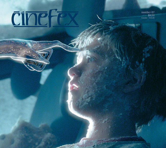 CINEFEX magazine side cover Issue 87 October/November/December 2001