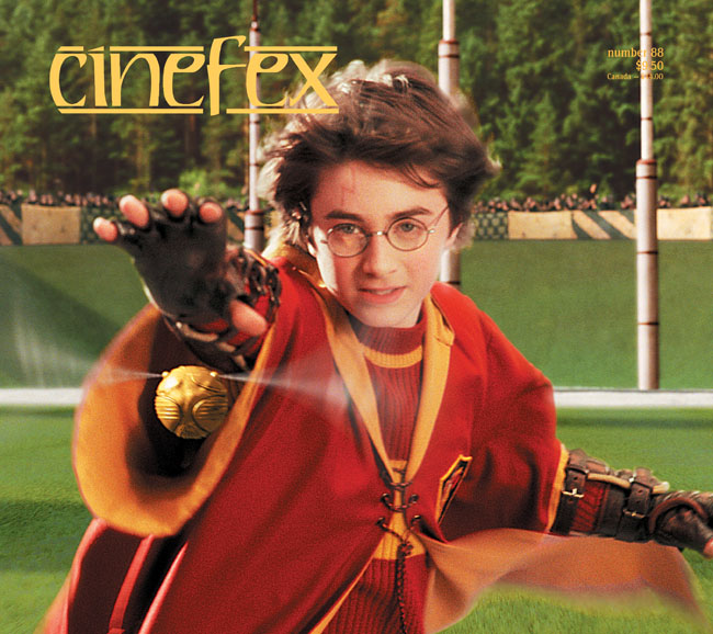 CINEFEX magazine side cover Issue 88 January/February/March 2002