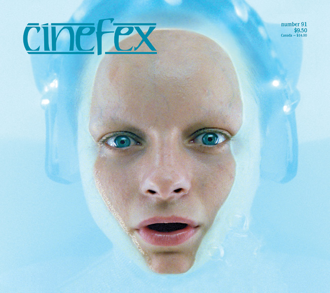 CINEFEX magazine side cover Issue 91 October/November/December 2002