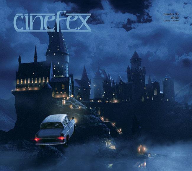 CINEFEX magazine side cover Issue 93 April/May/June 2003
