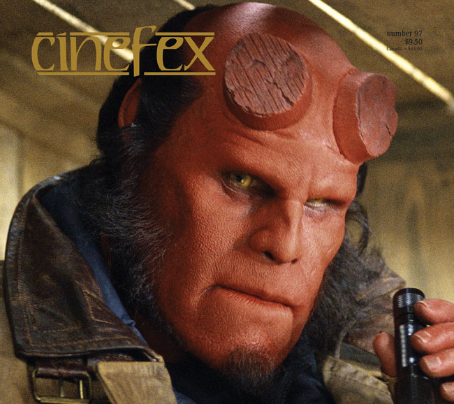 CINEFEX magazine side cover Issue 97 April/May/June 2004