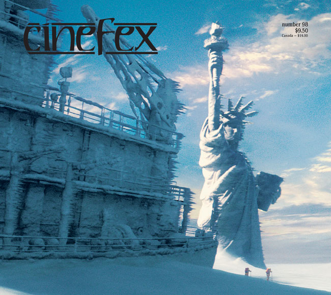 CINEFEX magazine side cover Issue 98 July/August/September 2004
