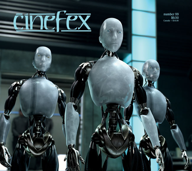 CINEFEX magazine side cover Issue 99 October/November/December 2004