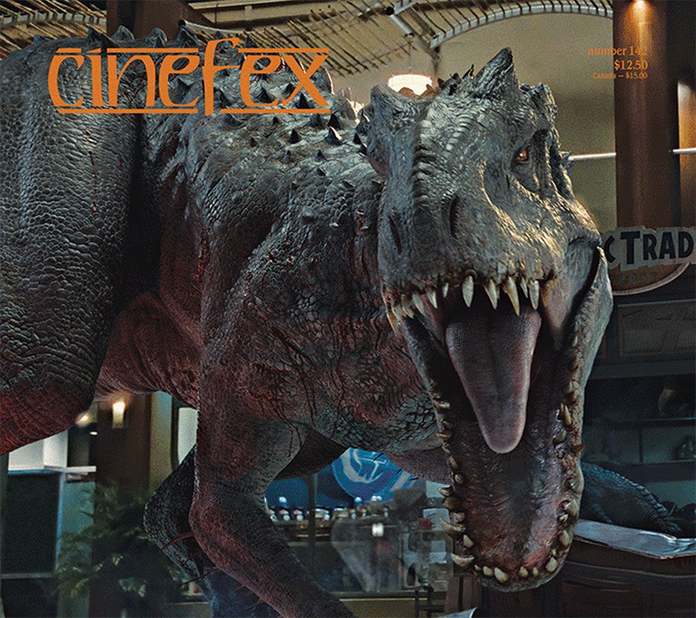 CINEFEX magazine side cover Issue 142 July/August/September 2015