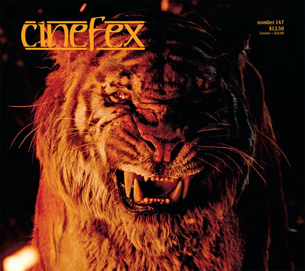 CINEFEX magazine side cover Issue 147 June/July 2016