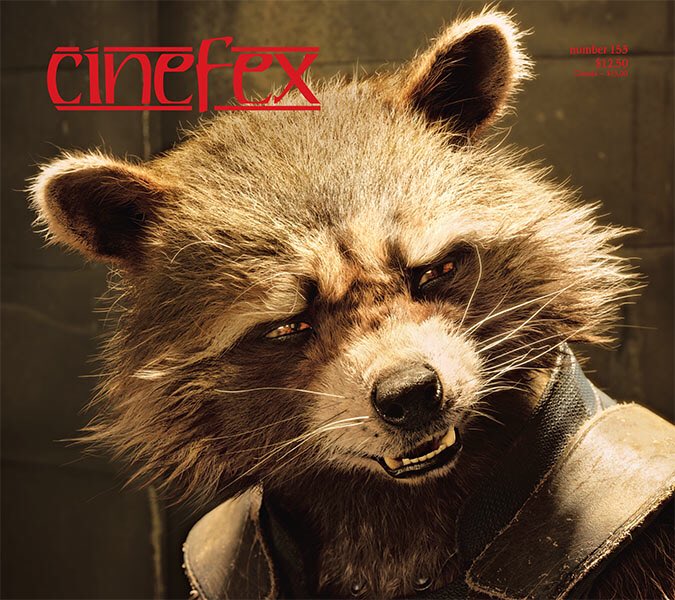 CINEFEX magazine side cover Issue 153 June/July 2017
