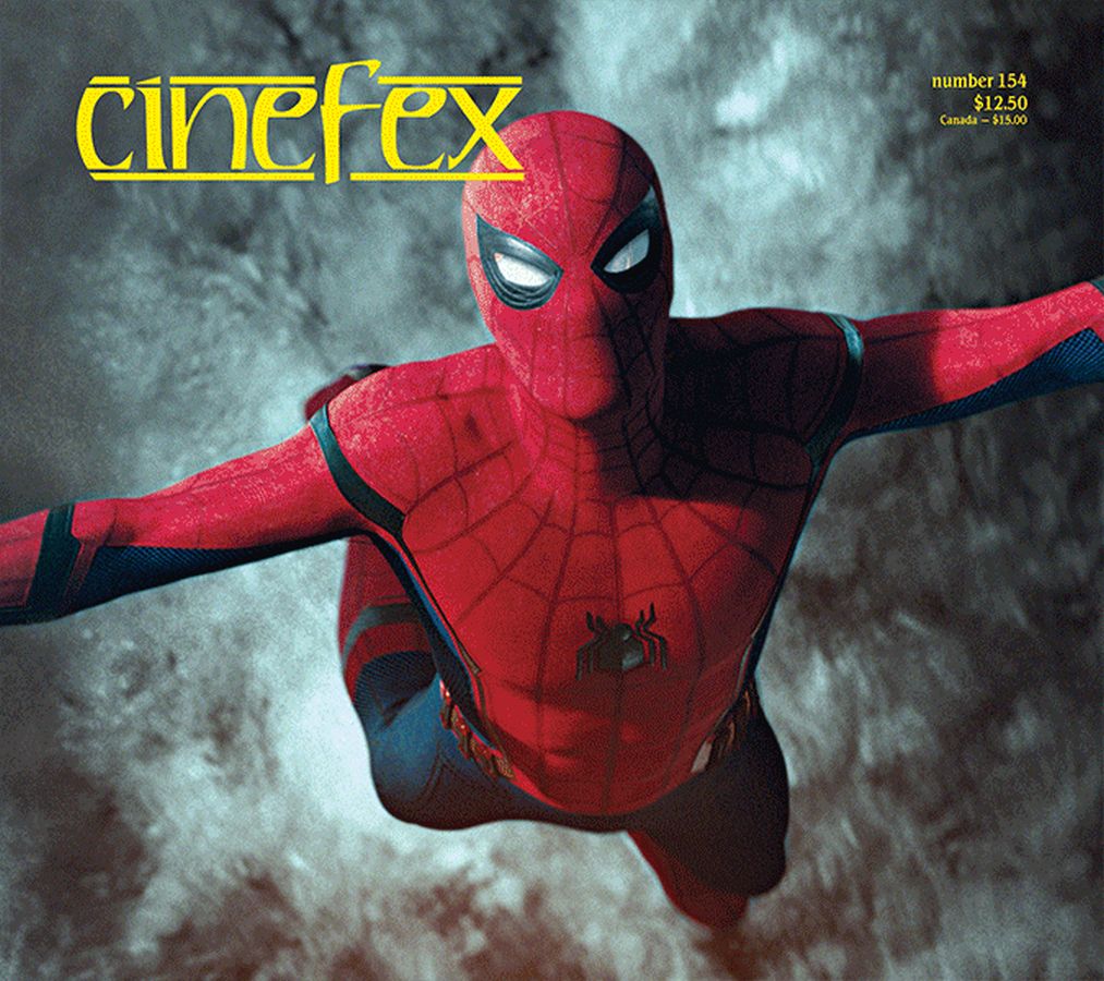 CINEFEX magazine side cover Issue 154 August 2017