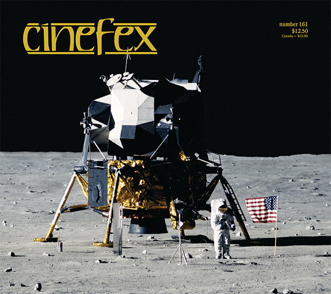 CINEFEX magazine side cover Issue 161  October 2018