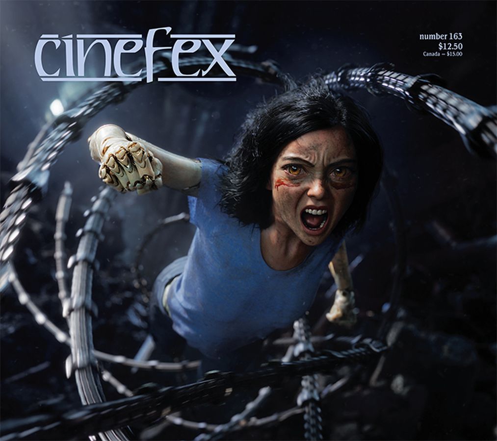 CINEFEX magazine side cover Issue 163  February 2019