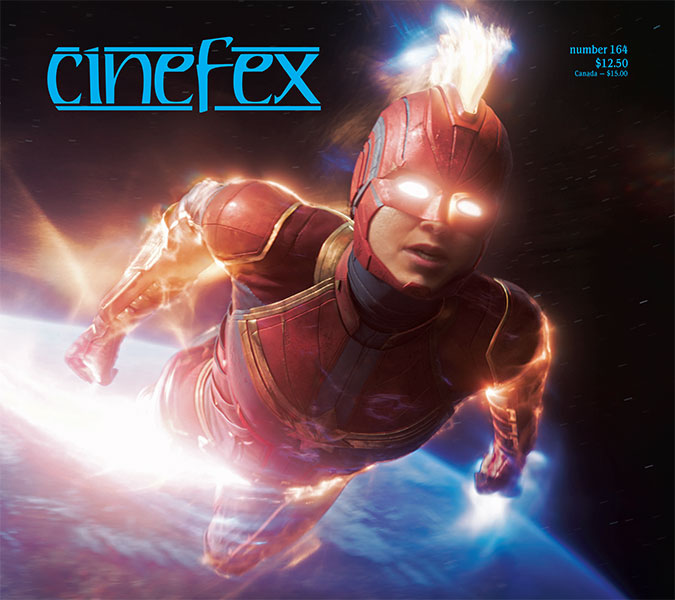 CINEFEX magazine side cover Issue 164 April 2019
