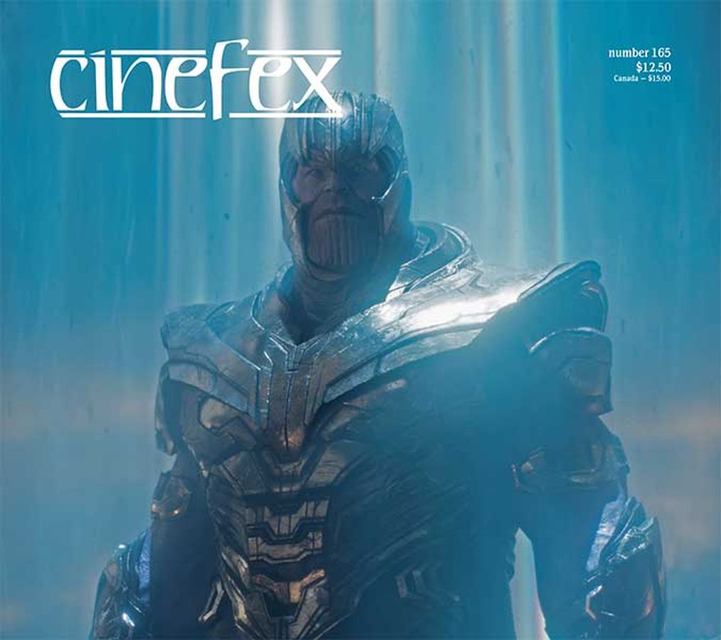CINEFEX magazine side cover Issue 165  July 2019