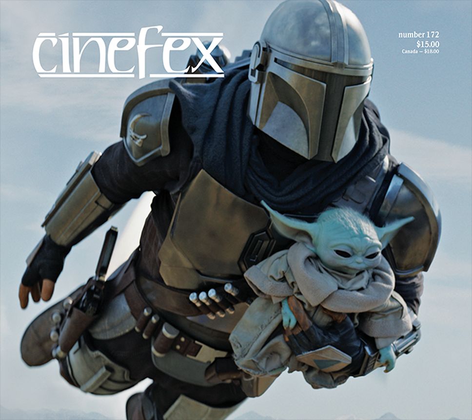 CINEFEX magazine side cover Issue 172  February 2021