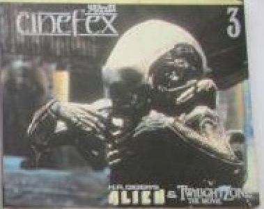 CINEFEX (JP) magazine side cover Issue 3  1st Series  1984
