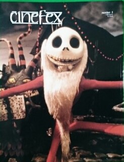 CINEFEX (JP) magazine side cover Issue 5   1994