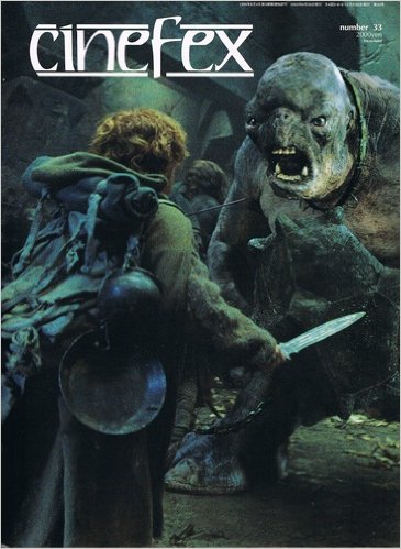CINEFEX (JP) magazine side cover Issue 33  2002